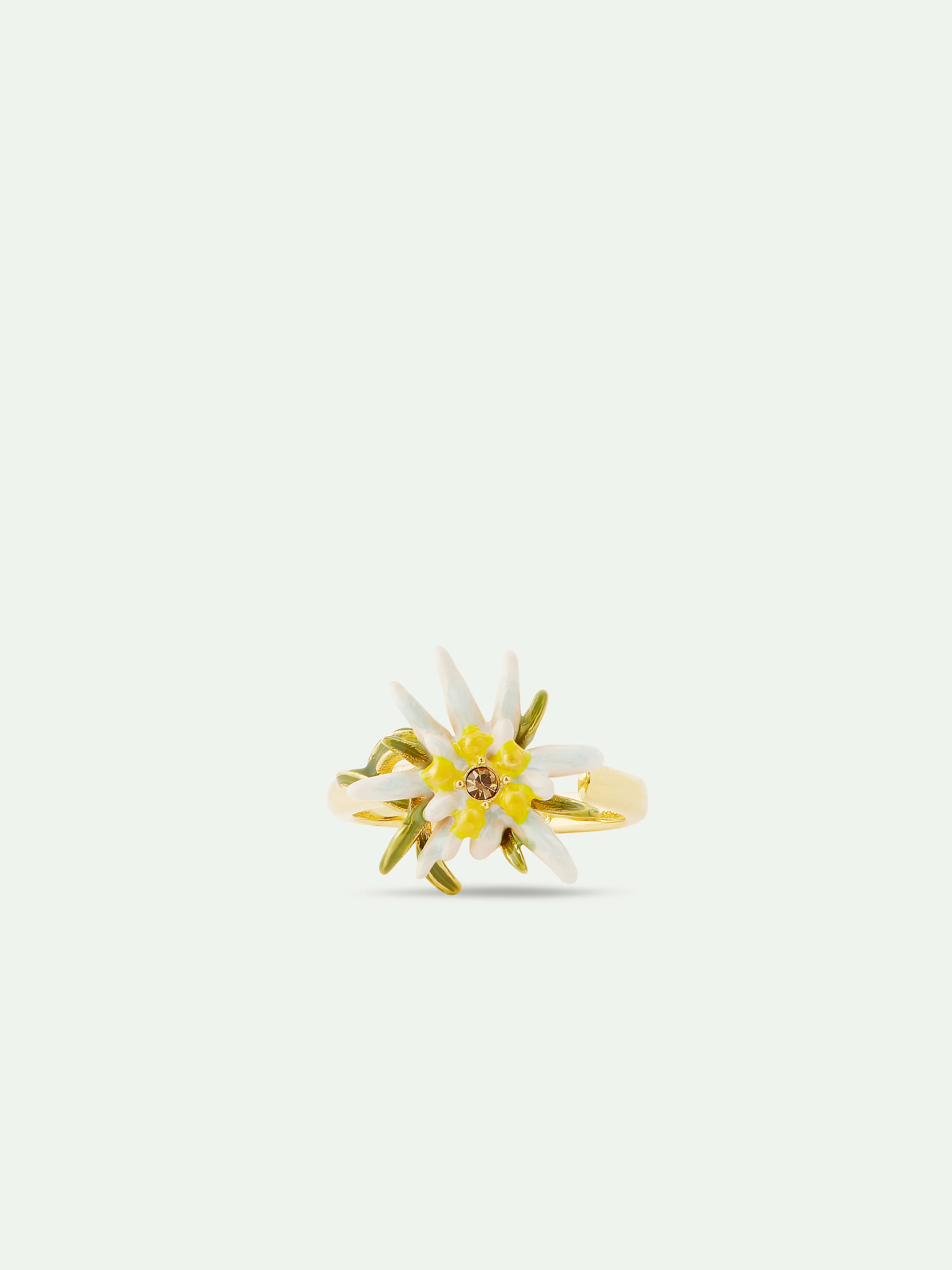 Bague ajustable fleur d'edelweiss - Image 3