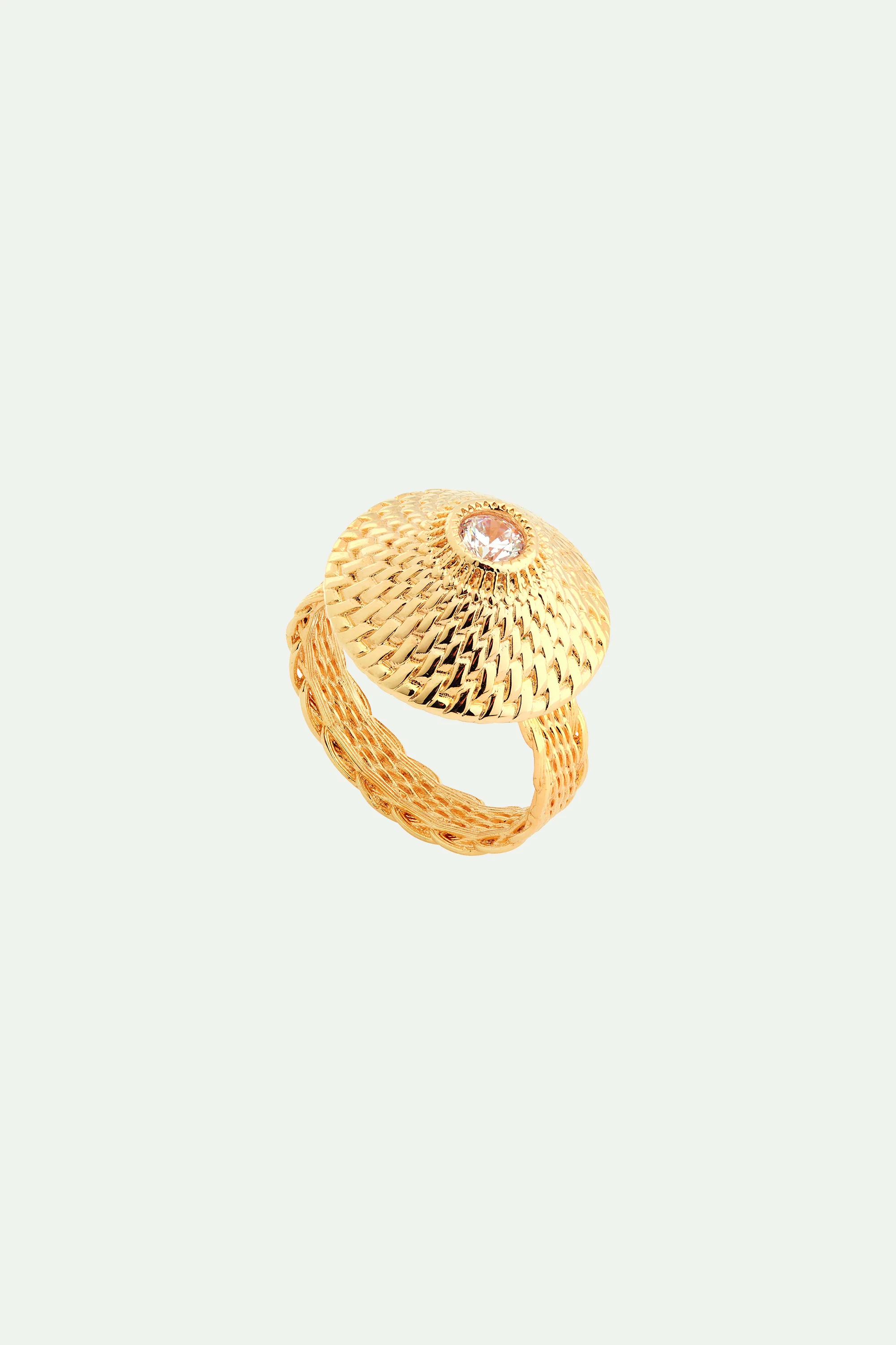Bague cocktail osier du vanier