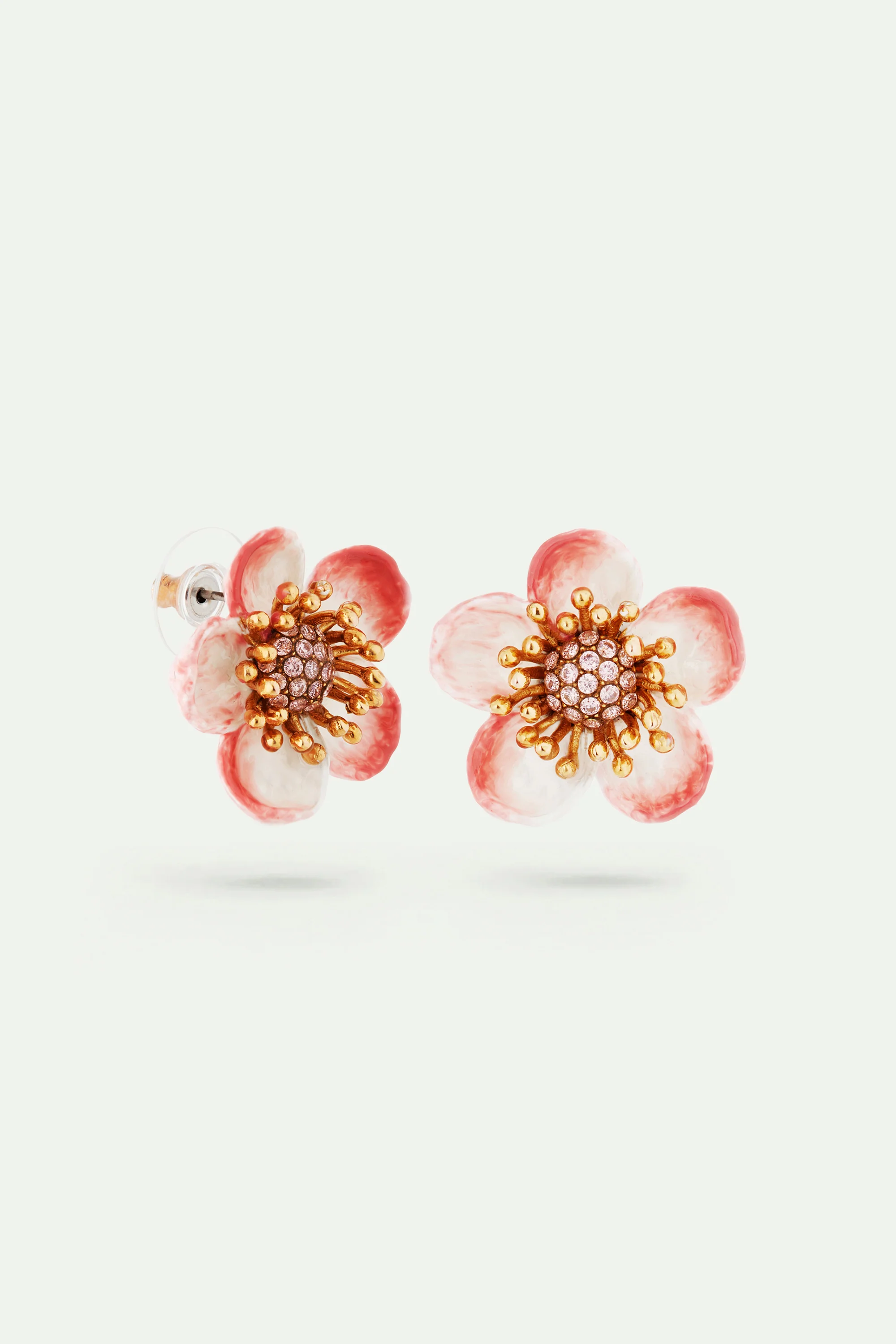 Boucles d'oreilles fleur de pommier - Image 3