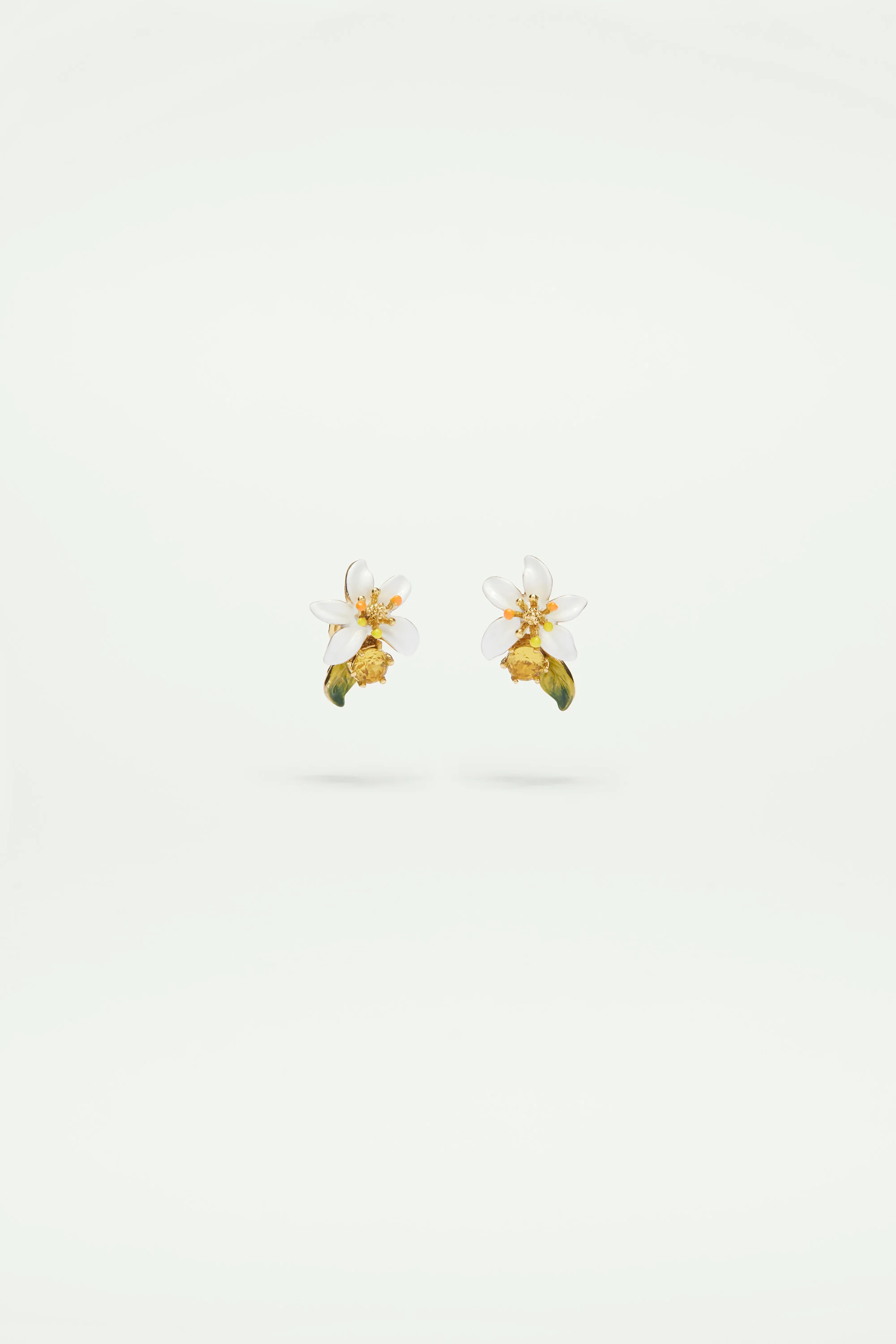 Boucles d'oreilles fleur d'oranger