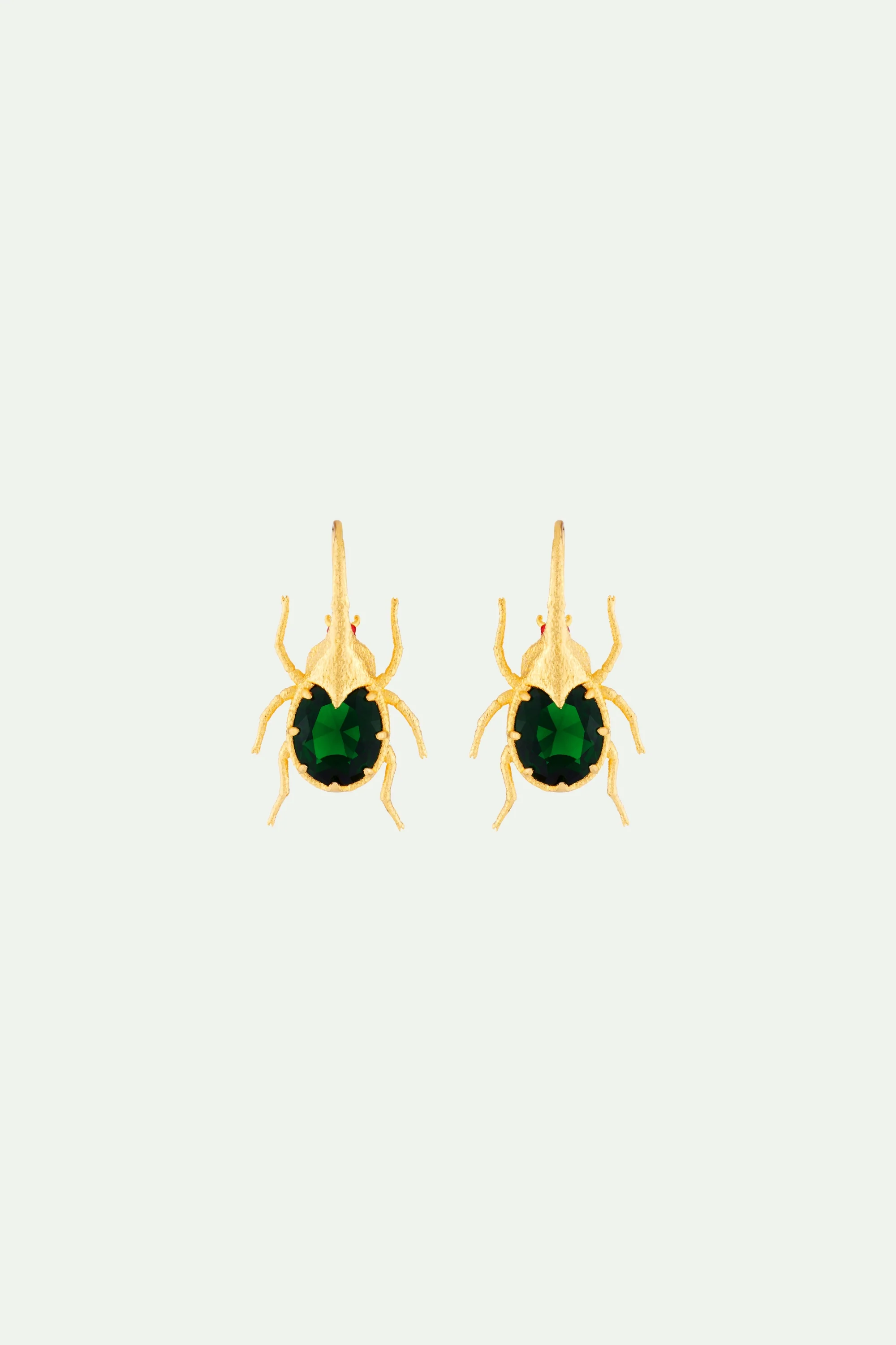 Boucles d'oreilles hook scarabée
