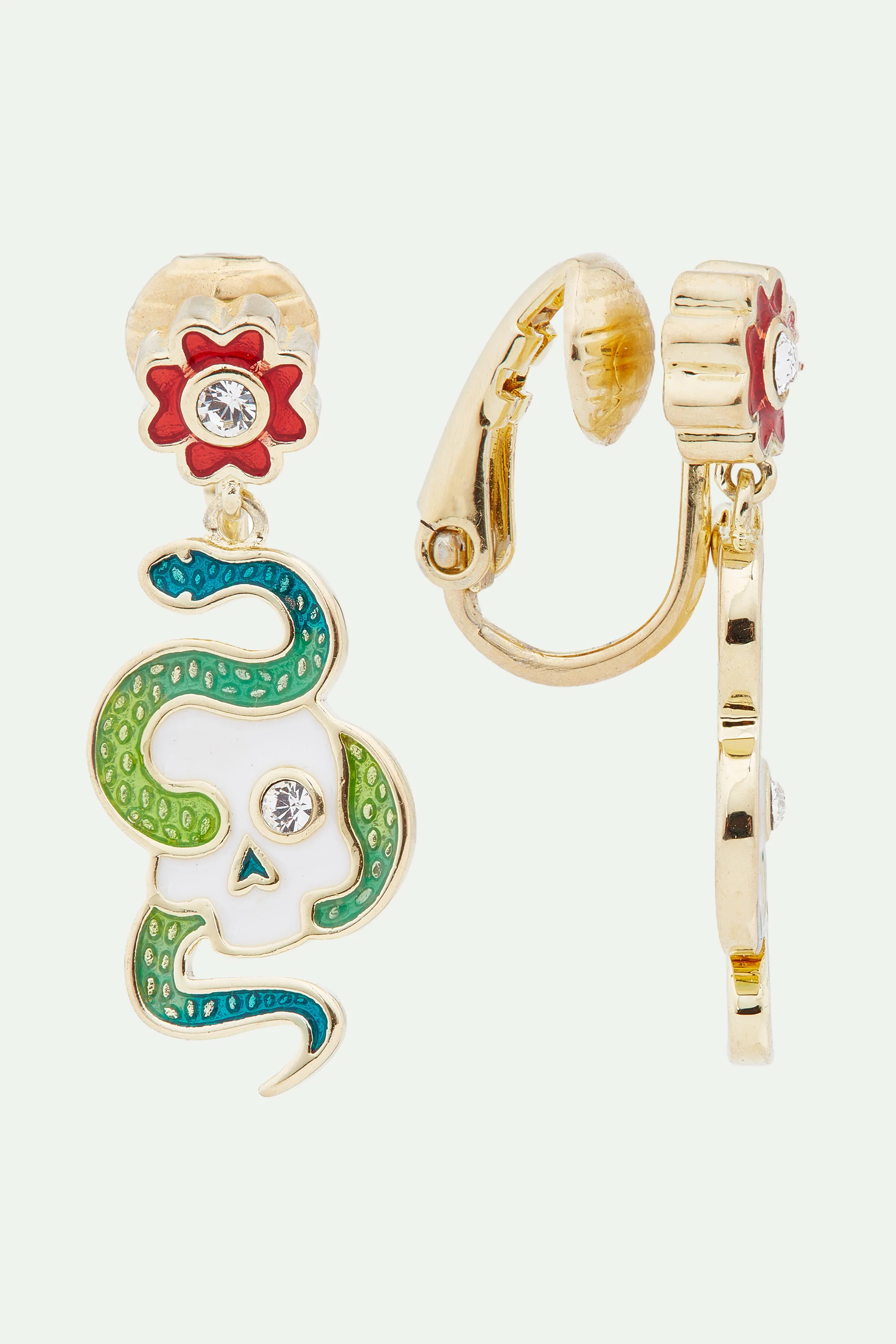 Boucles d'oreilles tiges Memento Mori - Image 4