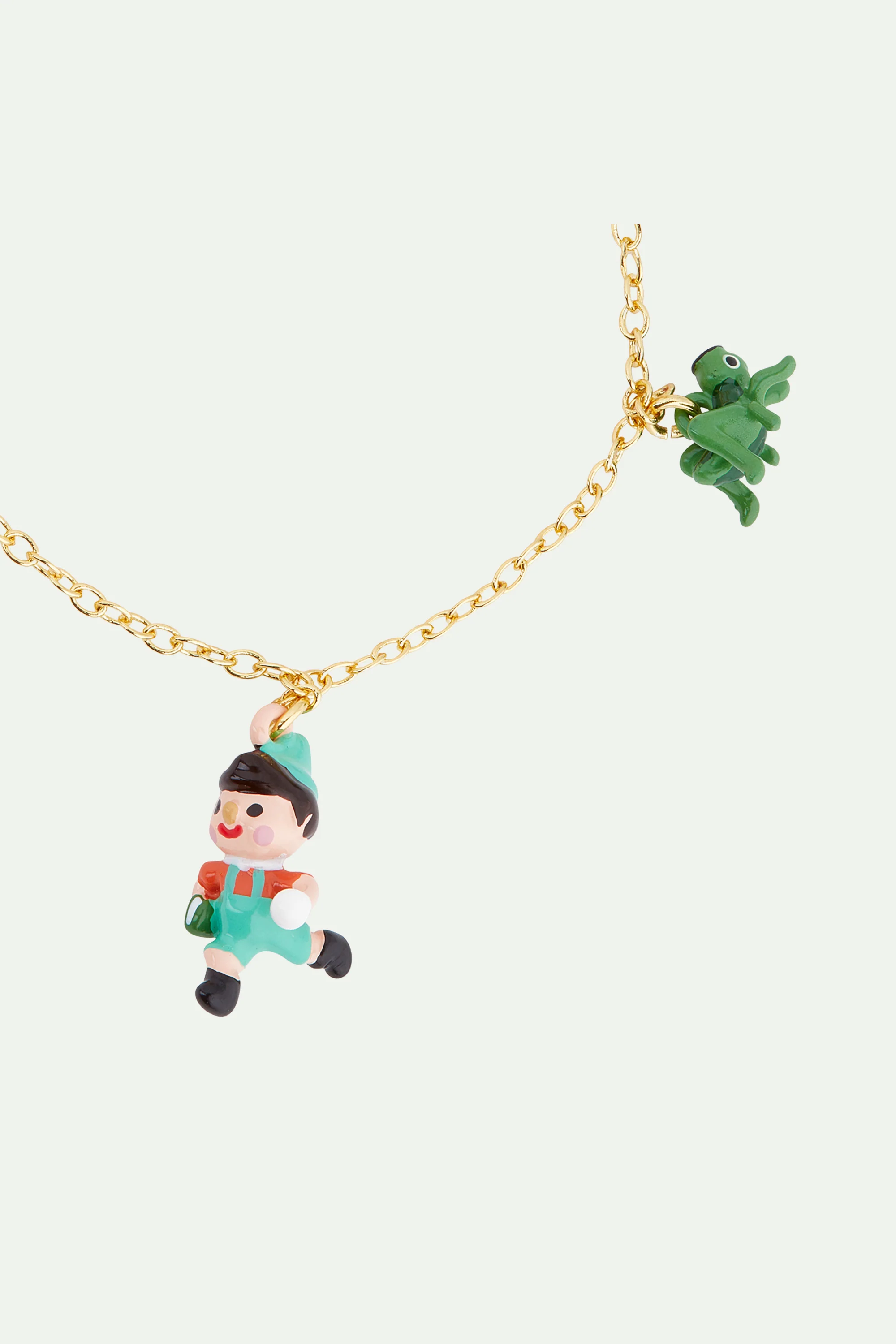 Bracelet fin Pinocchio et cricket - Image 2