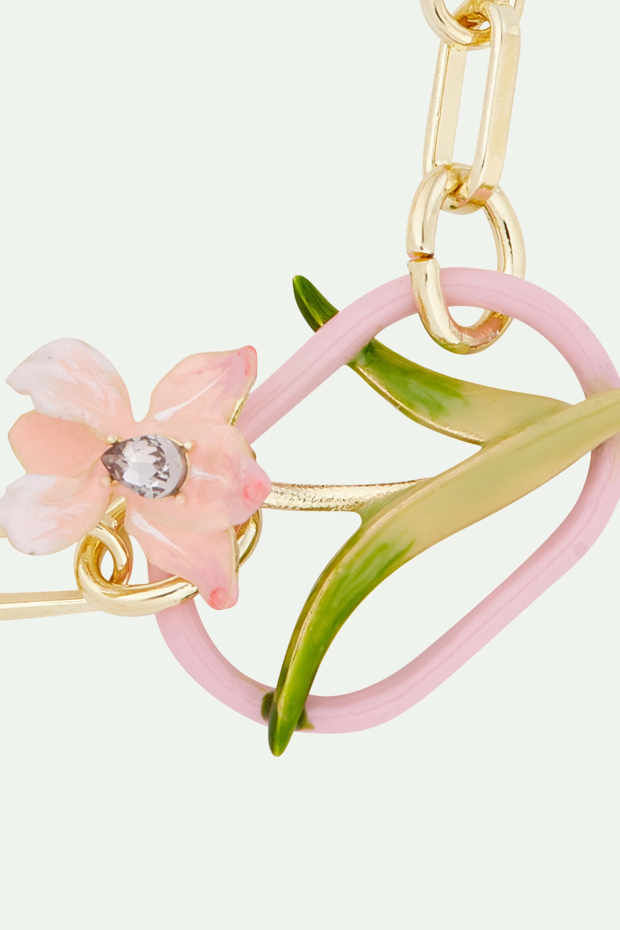 Bracelet Iris rose poudré - Image 2