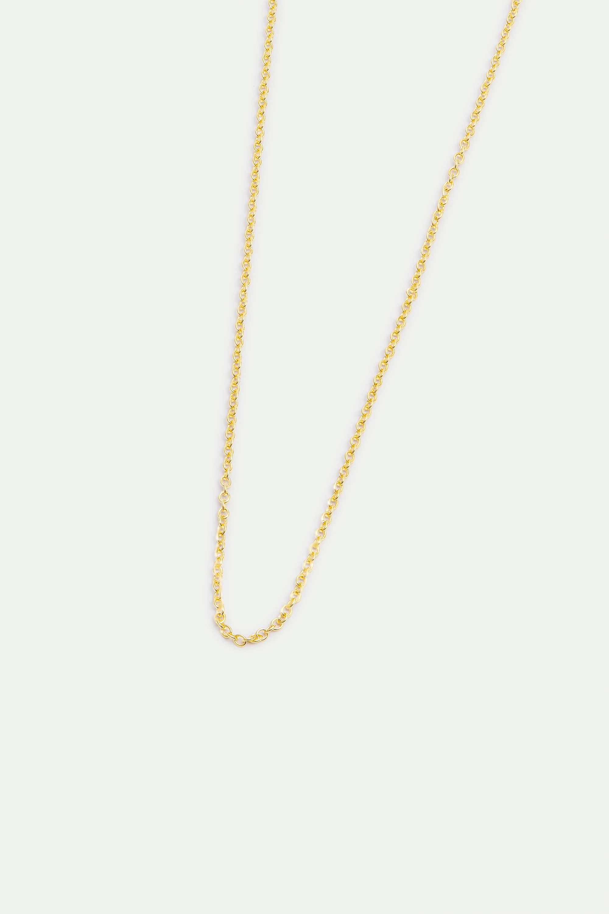 Collier à fine chaîne en maille forçat - Image 2
