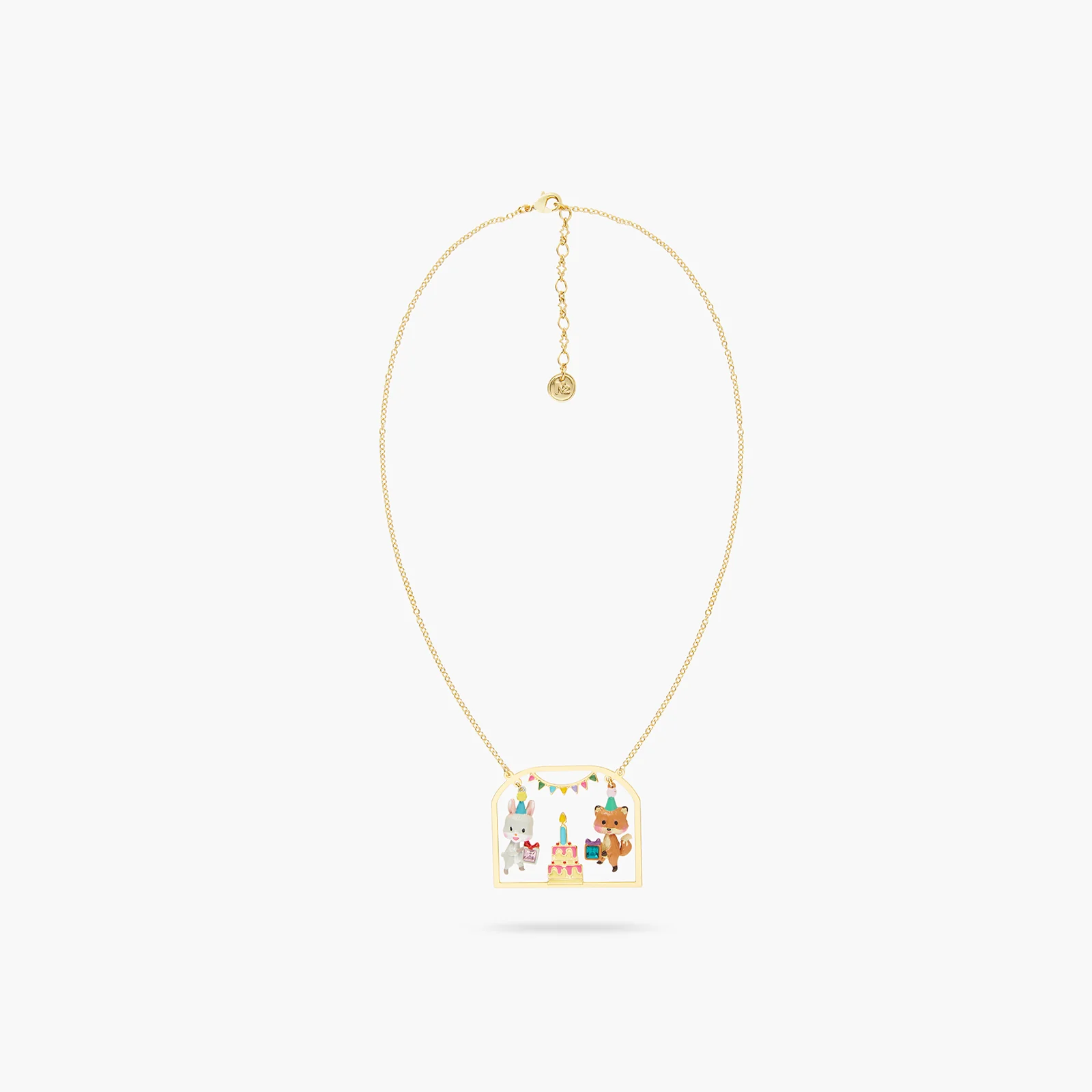 Collier Pendentif Lapin et Renard - Image 2