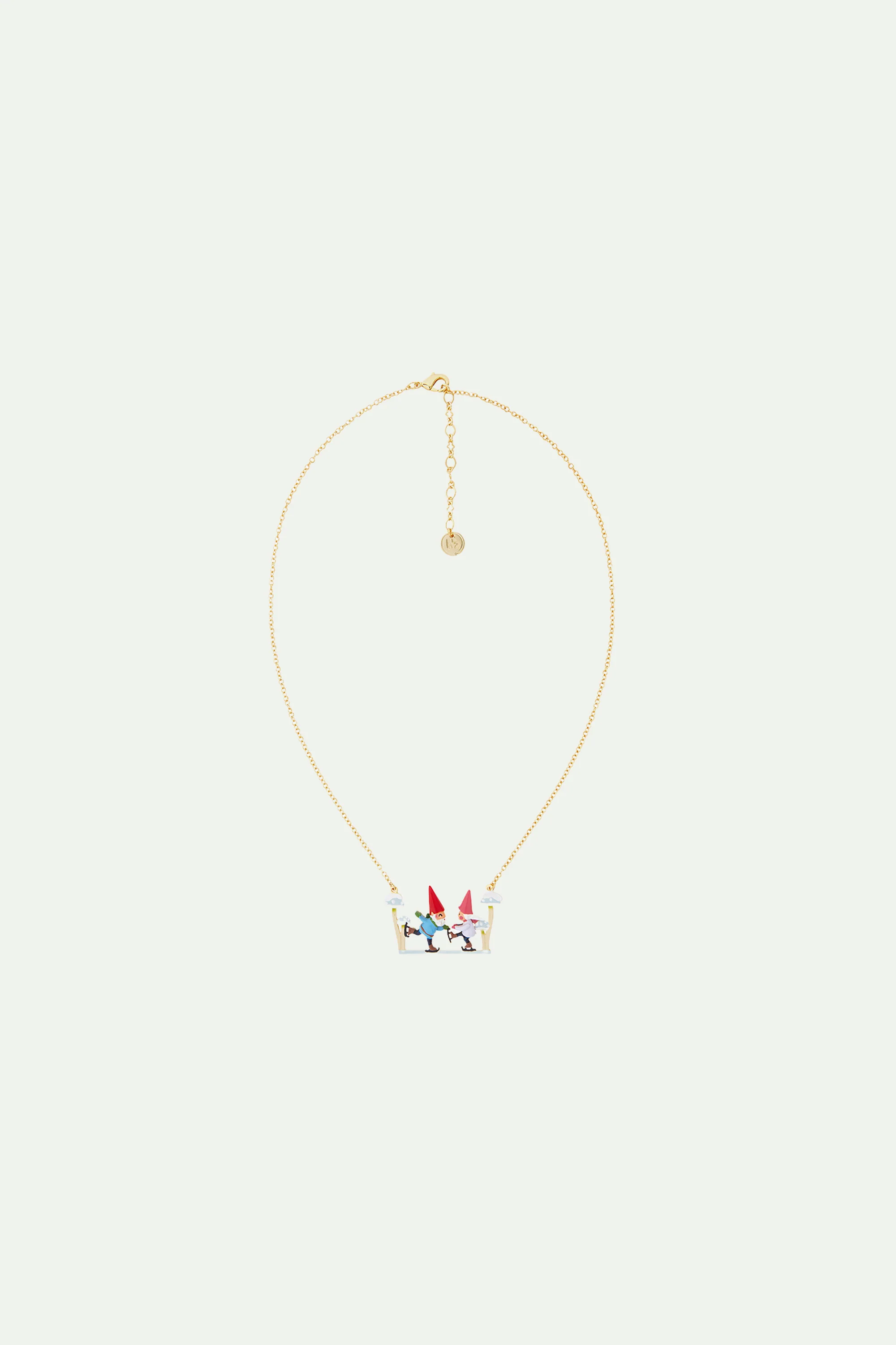 Collier plastron nains et patins à glace - Image 2