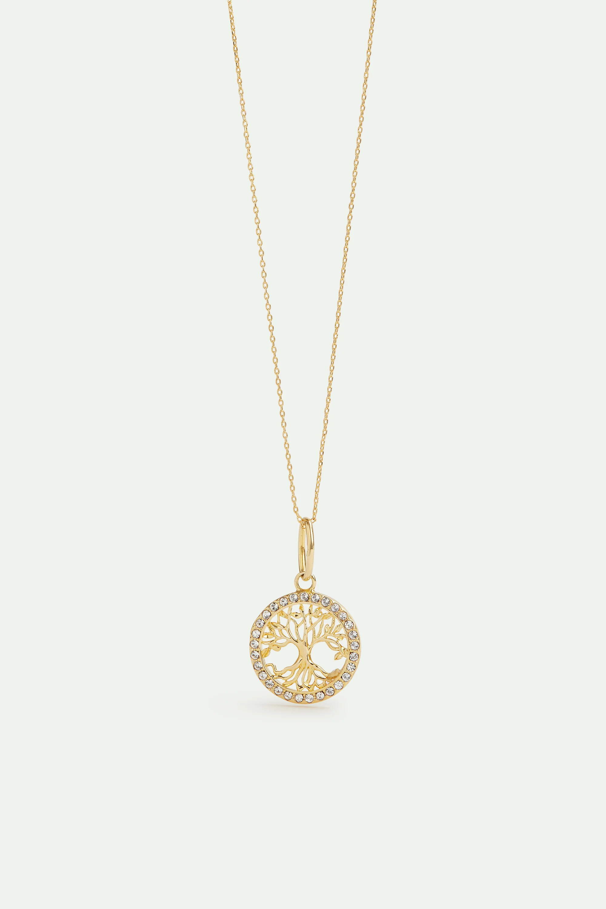Pendentif arbre de vie doré, Équilibre et Connaissance - Image 3