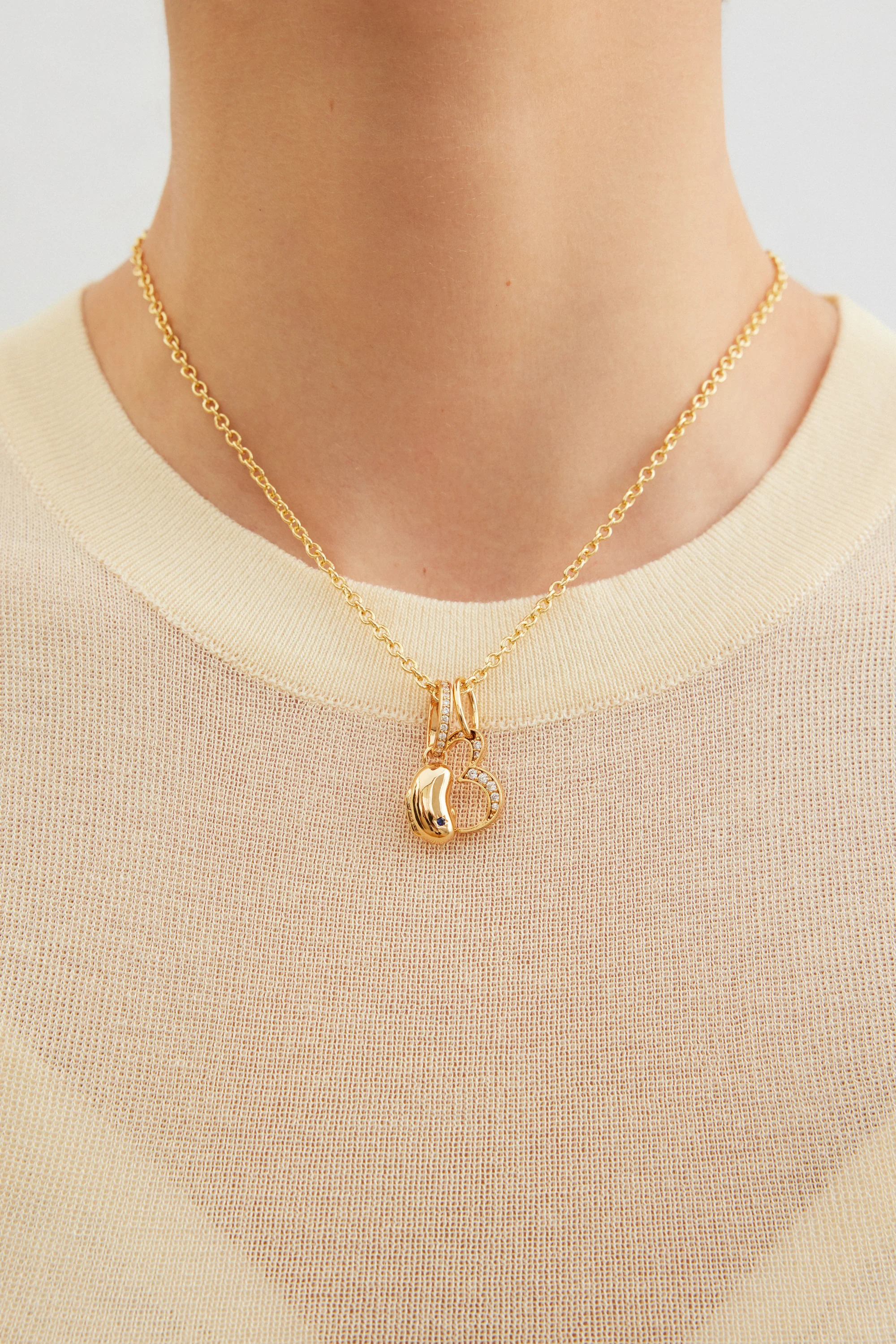 Pendentif chiffre 3, Créativité et Générosité - Image 3