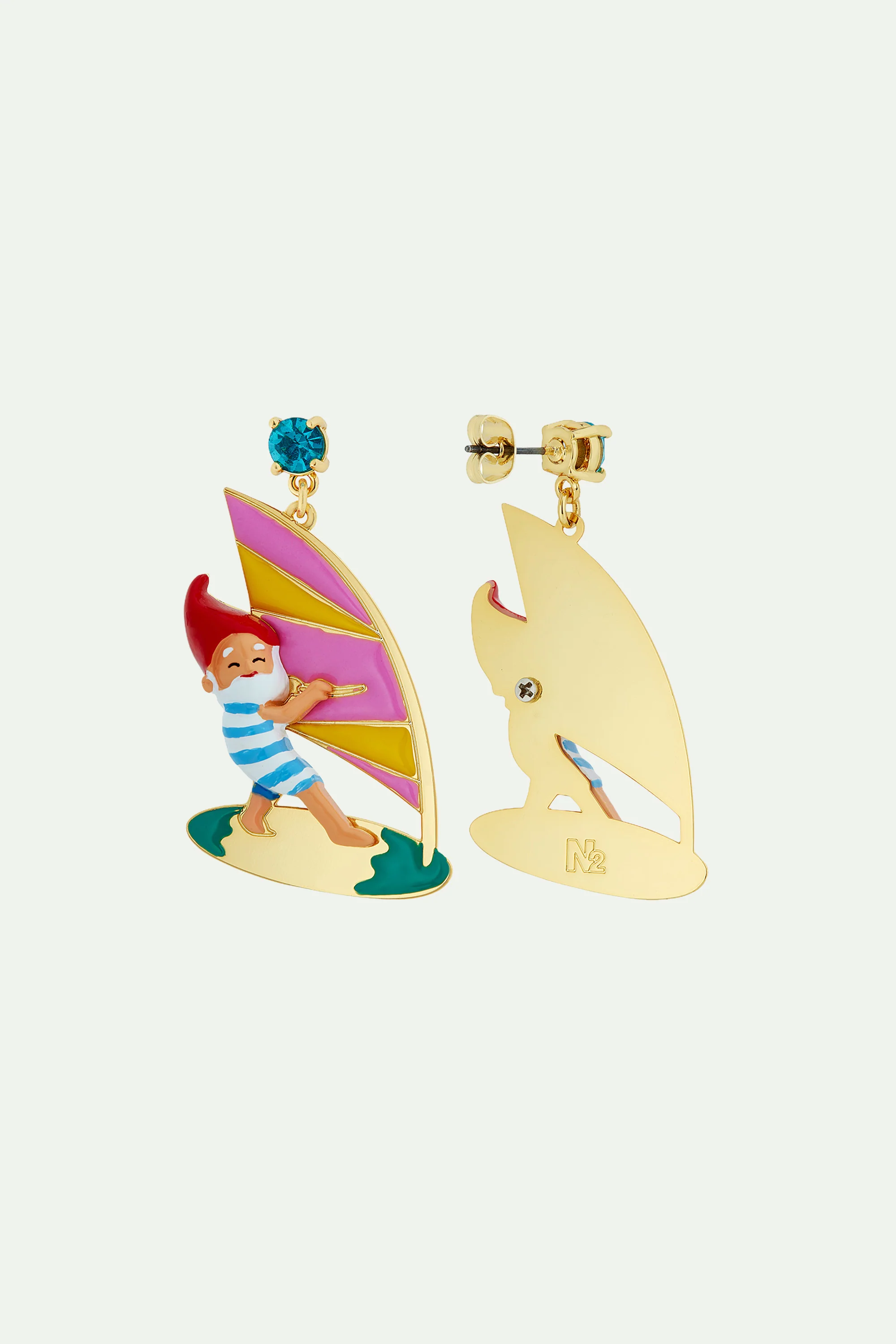 Post Earrings LES CHAMPIMIGNON - Surf Camp - Image 2
